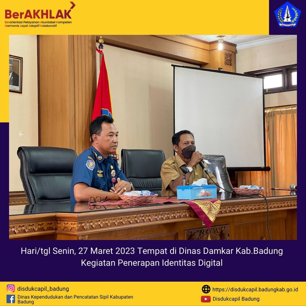 Kegiatan Penerapan Identitas Digital di Dinas Dakar Kab.Badung