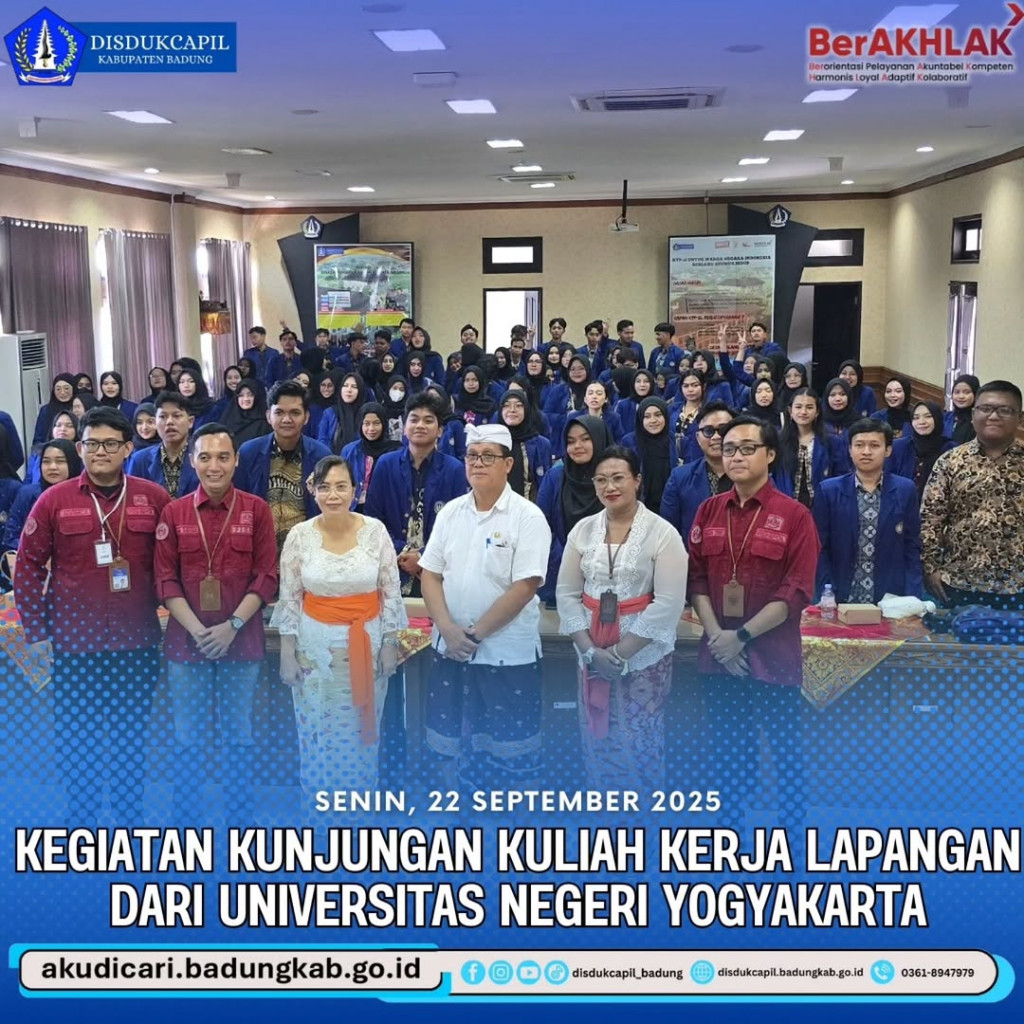 Pada hari Senin, 22 September 2025, Kegiatan Kunjungan Kuliah Kerja Lapangan dari Universitas Negeri Yogyakarta