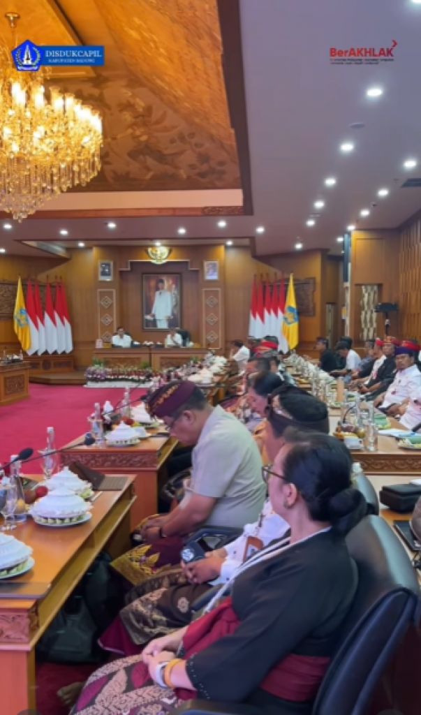 Pada hari Kamis, 26 Februari 2026, menghadiri acara percepatan implementasi government technology di Provinsi Bali. Acara ini diadakan di Gedung Kerta Sabha