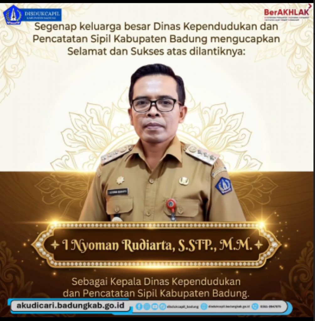 Kepala Dinas Disdukcapil Badung