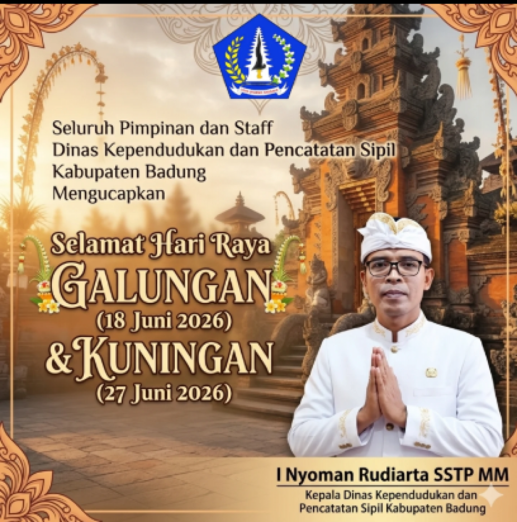 Rahajeng Nyanggra Rahina Suci Galungan (18 Juni 2026) lan Kuningan (27 Juni 2026)