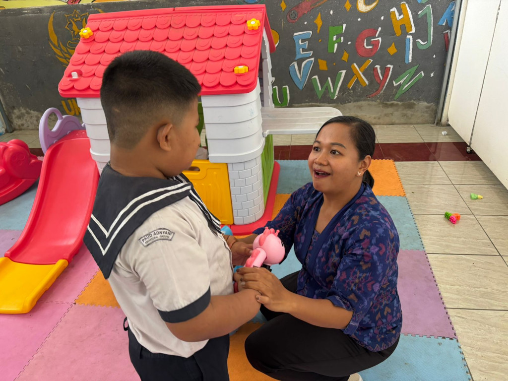 PUSPAGA Sekar Jepun Badung Laksanakan Pendampingan Psikologi untuk Anak Berkebutuhan Khusus di PAUD Adnyani Abiansemal