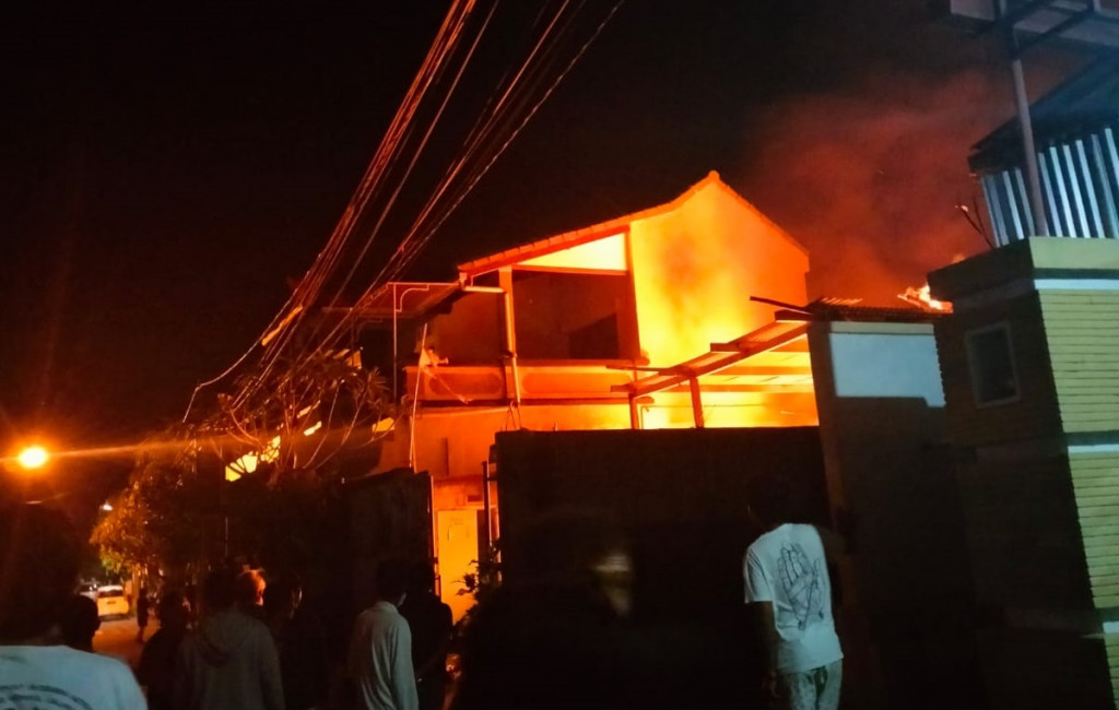 Kebakaran Gudang di Tibubeneng