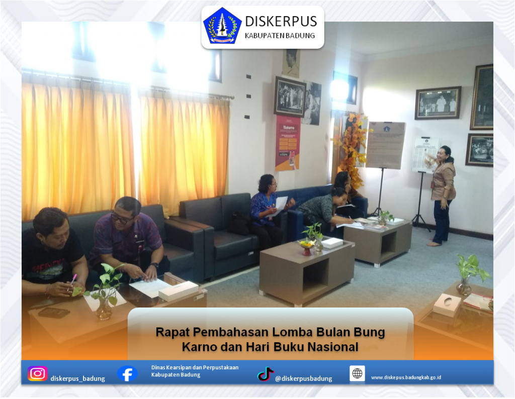 Rapat Pembahasan Lomba Bulan Bung Karno dan Hari Buku Nasional