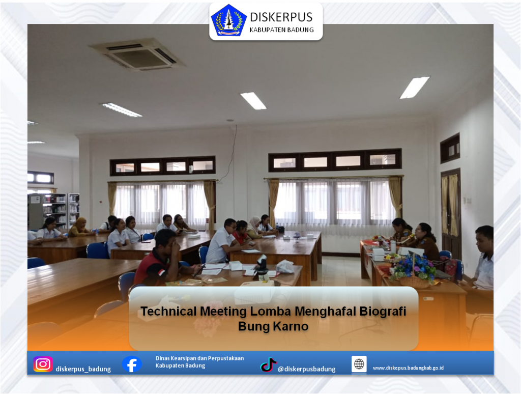 Technical Meeting Lomba Membaca Nyaring, Membaca Lantang dan Lomba Resensi Buku