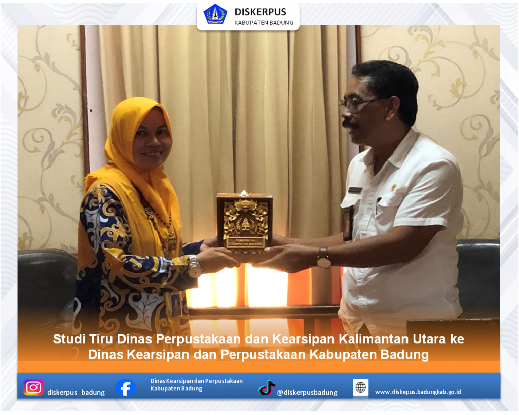 Studi Tiru Dinas Perpustakaan dan Kearsipan Kalimantan Utara ke Dinas Kearsipan dan Perpustakaan Kabupaten Badung