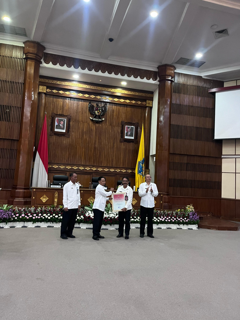 Pemerintah Kabupaten Badung Meraih Peringkat Ke-1 dengan skor 90,79 dengan kategori AA (Sangat Memuaskan) dalam Pengawasan Kearsipan Eksternal Kabupaten/Kota Se-Bali.