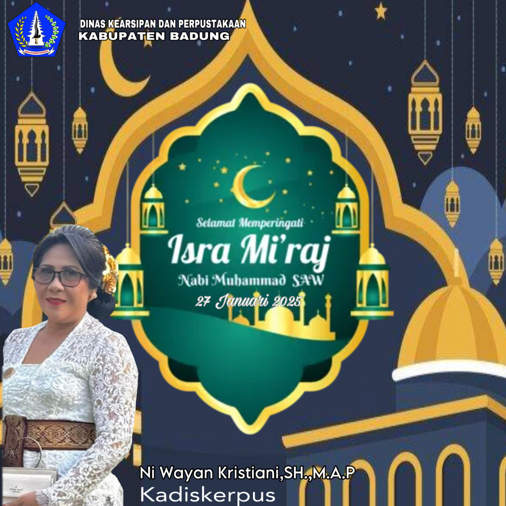 Selamat memperingati hari Isra Mikraj Nabi Muhammad SAW.