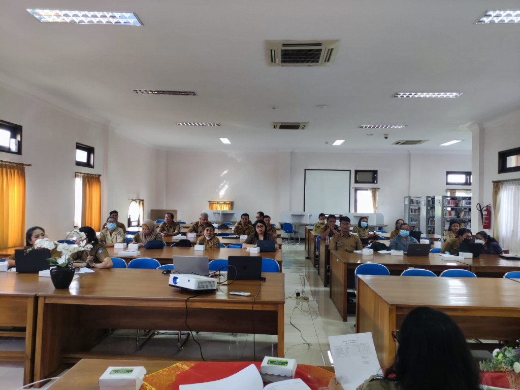 Sosialisasi Nomor Pokok Perpustakaan (NPP) tingkat SMP se-Kabupaten Badung