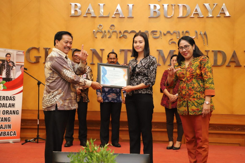 Talkshow Literasi Perpusnas RI Gandeng Kabupaten Badung Gelar Talkshow Literasi