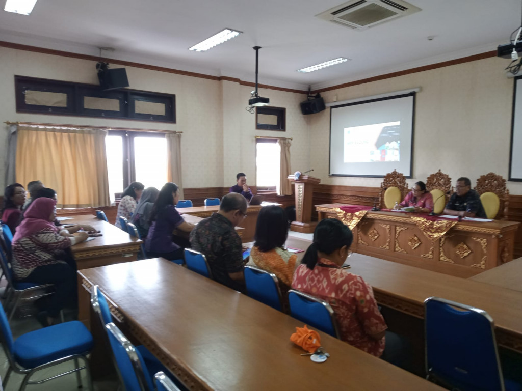Rapat Koordinasi dengan Dinas Penanaman Modal dan Pelayanan Terpadu Satu Pintu Kabupaten Badung