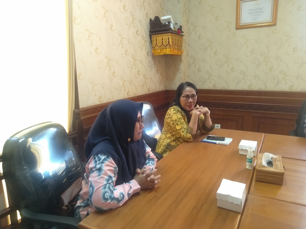 Studi Banding Menko Polhukam  ke Dinas Kearsipan dan Perpustakaan Kabupaten Badung