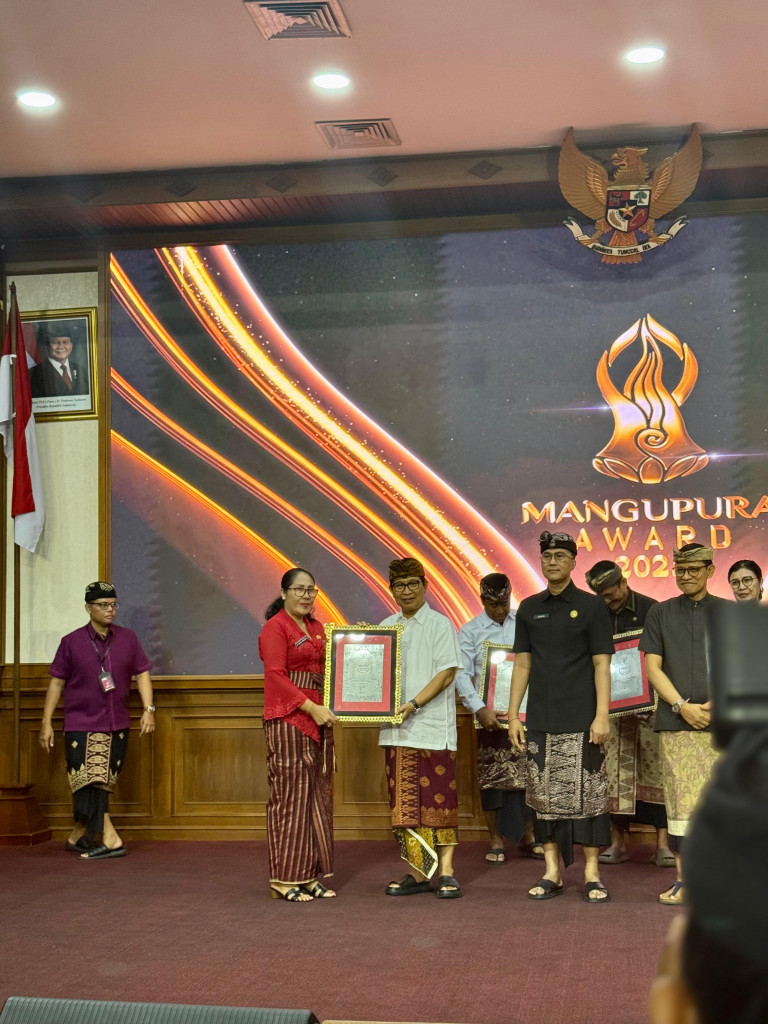 Dinas Kearsipan dan Perpustakaan Kabupaten Badung raih peringkat Top-8 Mangupura Award tahun 2025