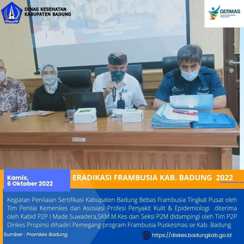 ERADIKASI FRAMBUSIA  KABUPATEN BADUNG TAHUN 2022