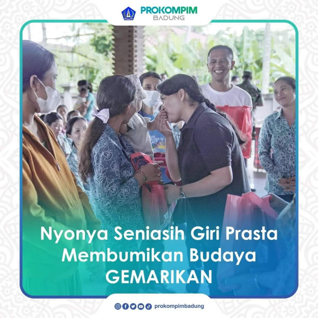 NYONYA SENIASIH GIRI PRASTA MEMBUMIKAN BUDAYA GEMARIKAN