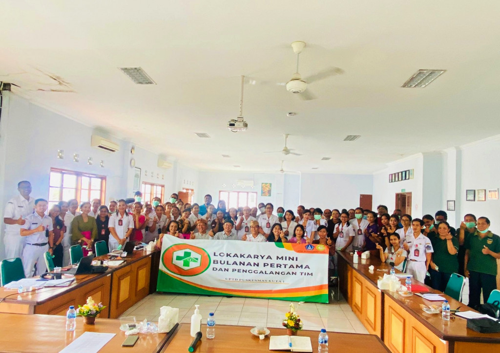 LOKAKARYA MINI BULANAN 1 PUSKESMAS KUTA 1