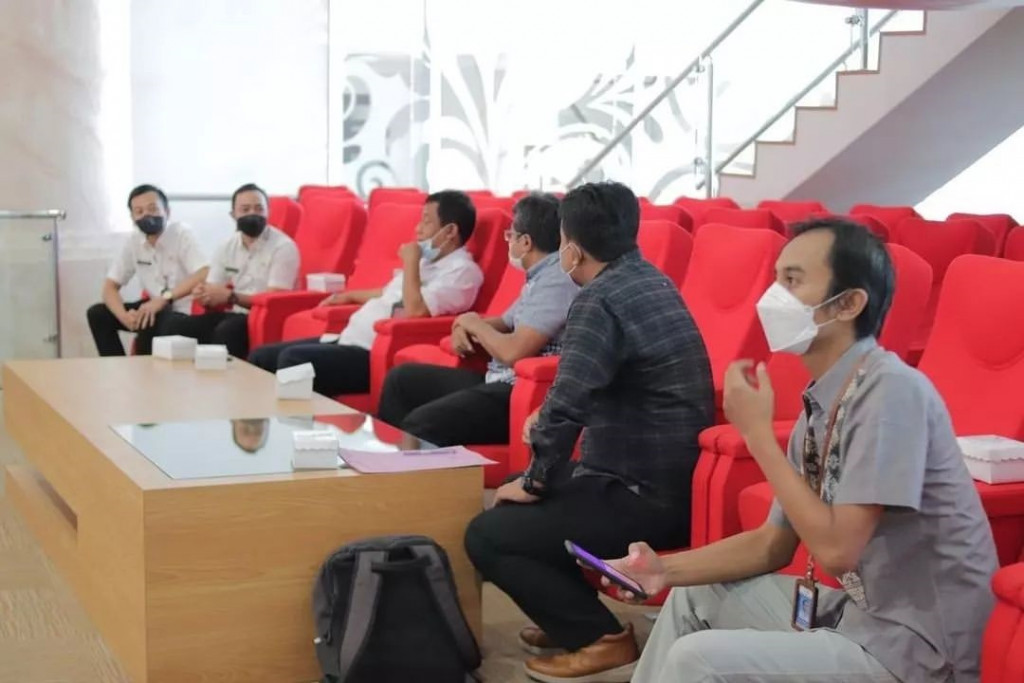 Kepala Dinas Komunikasi dan Informatika Kabupaten Badung menerima Kunjungan Study Banding Balai Riset dan Observasi Laut Kementrian Kelautan