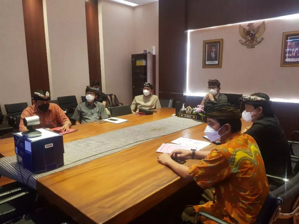 Dinas Komunikasi dan Informatika Kabupaten Badung berpartisipasi dalam kegiatan Pelaksanaan Kompetisi Pengelolaan Pengaduan Pelayanan Publik Tahun 2021