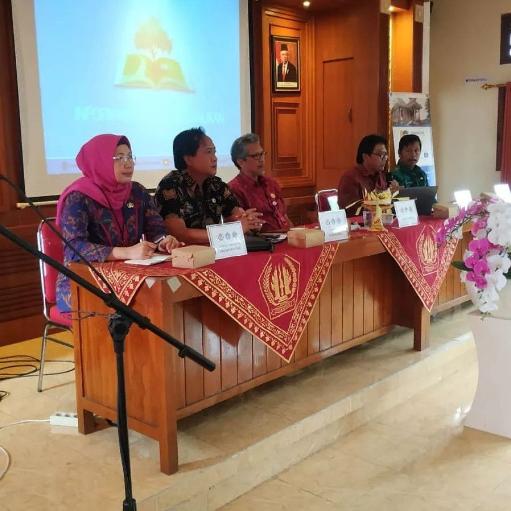 Diskominfo Badung Mengahadiri Bimtek KIP Di Desa Kutuh