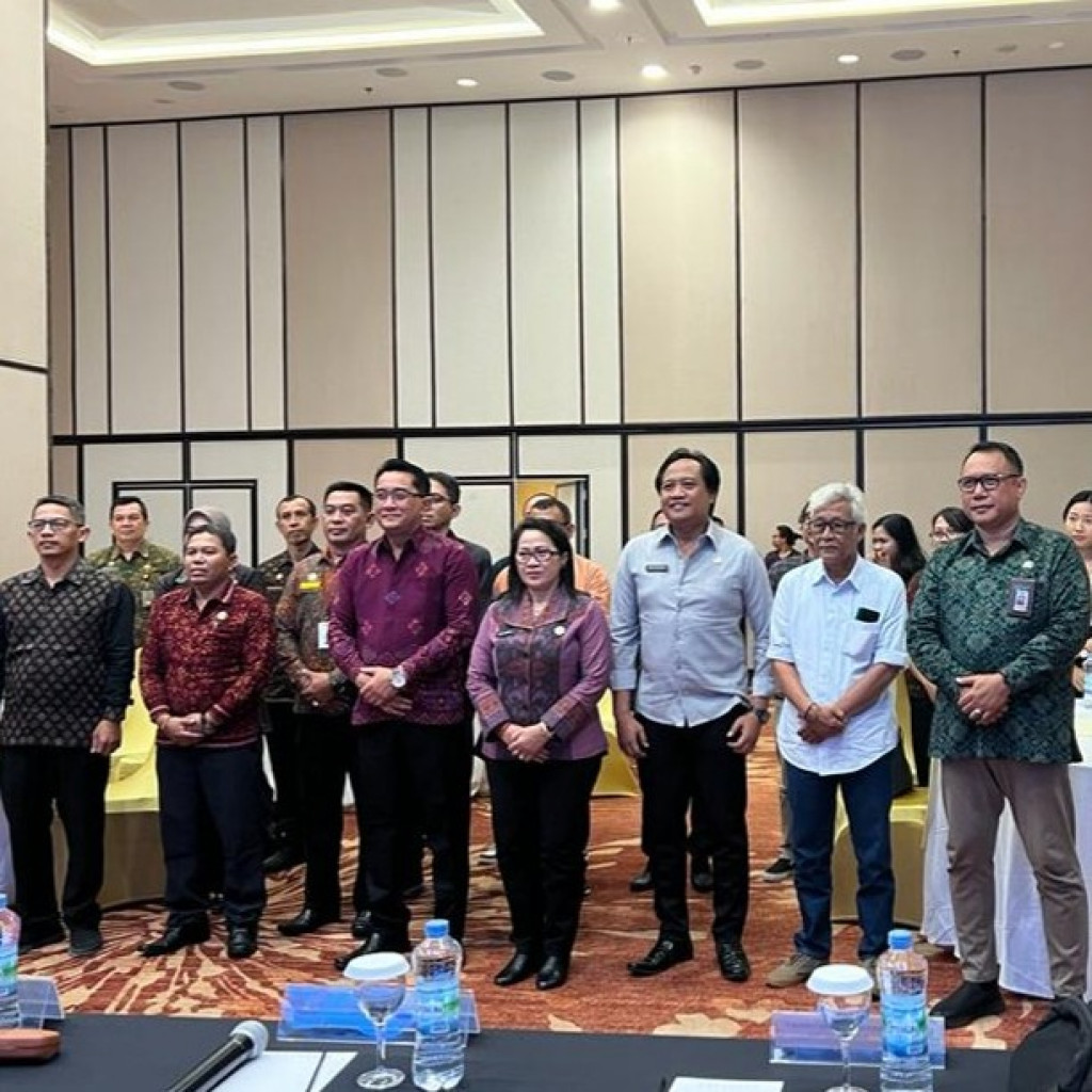 Konfrensi Media Bawaslu yang dilaksanakan dalam rangka membangun sinergitas Bawaslu Provinsi Bali bersama Stakeholder
