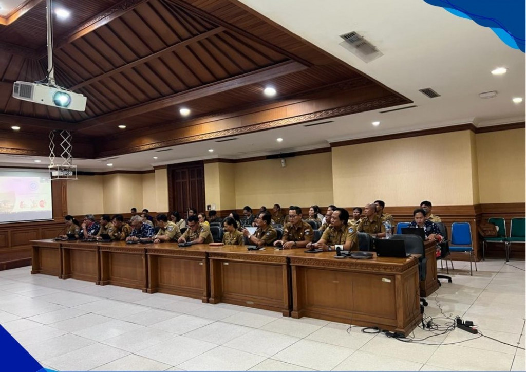 Dinas Kominfo Kabupaten Badung menghadiri Pertemuan Country Coordinating Mechanism (CCM) /TWG RSSH ATM Provinsi Bali