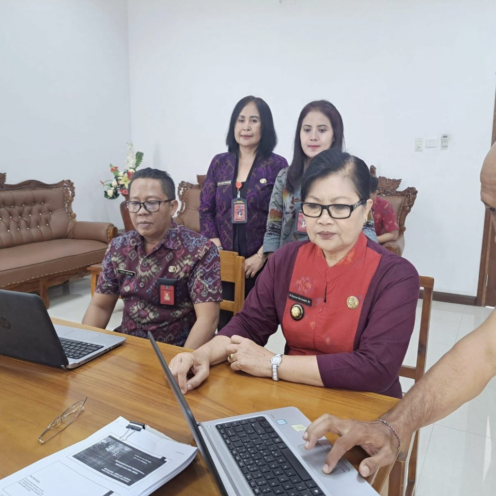 Kegiatan On Set Passphrase TTE Kades Gulingan, Kekeran, Kuwum, Mambal, Sibang Kaja, dan Jagapati