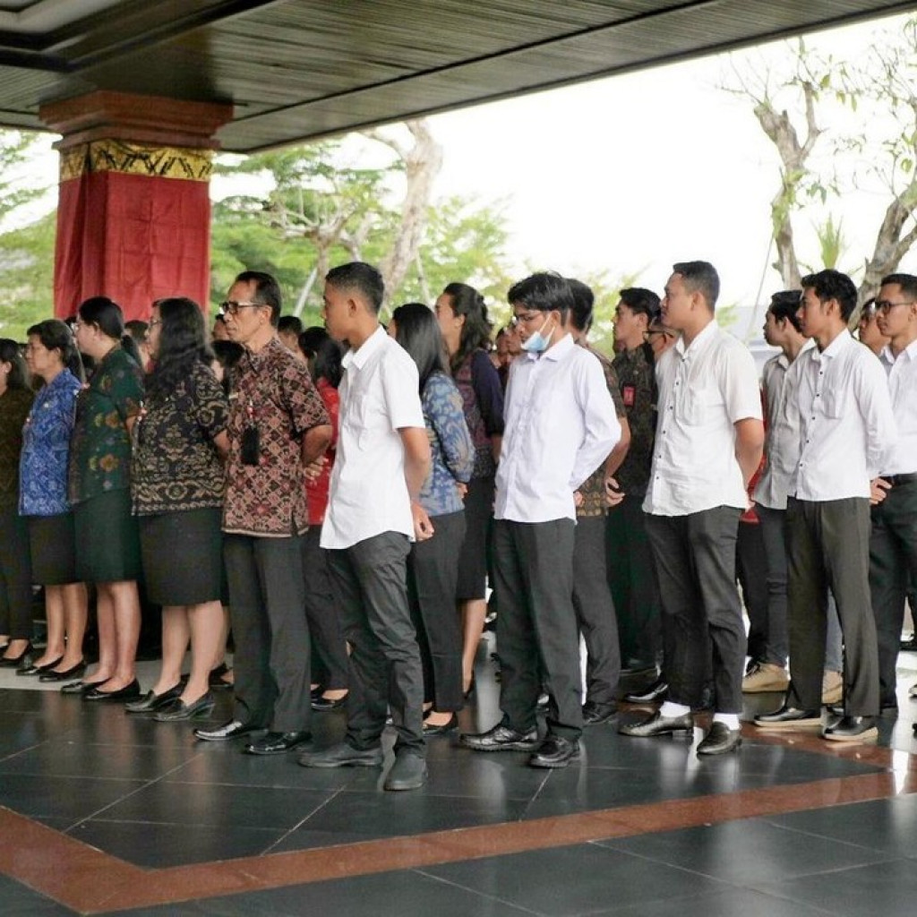 Apel pagi persiapan penilaian Mangupura Award 2023