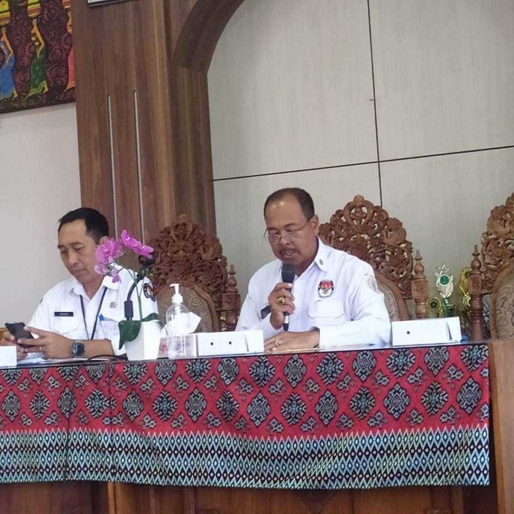 Dinas Komunikasi dan Informatika mengikuti Rapat koordinasi persiapan Kirab Pemilu tahun 2023 di ruang rapat kantor kementerian Agama kabupaten Badung