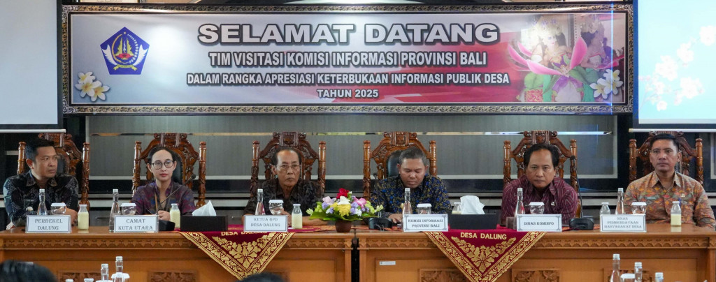 Komisi Informasi Bali Laksanakan Visitasi Apresiasi Keterbukaan Informasi di Dua Desa di Badung