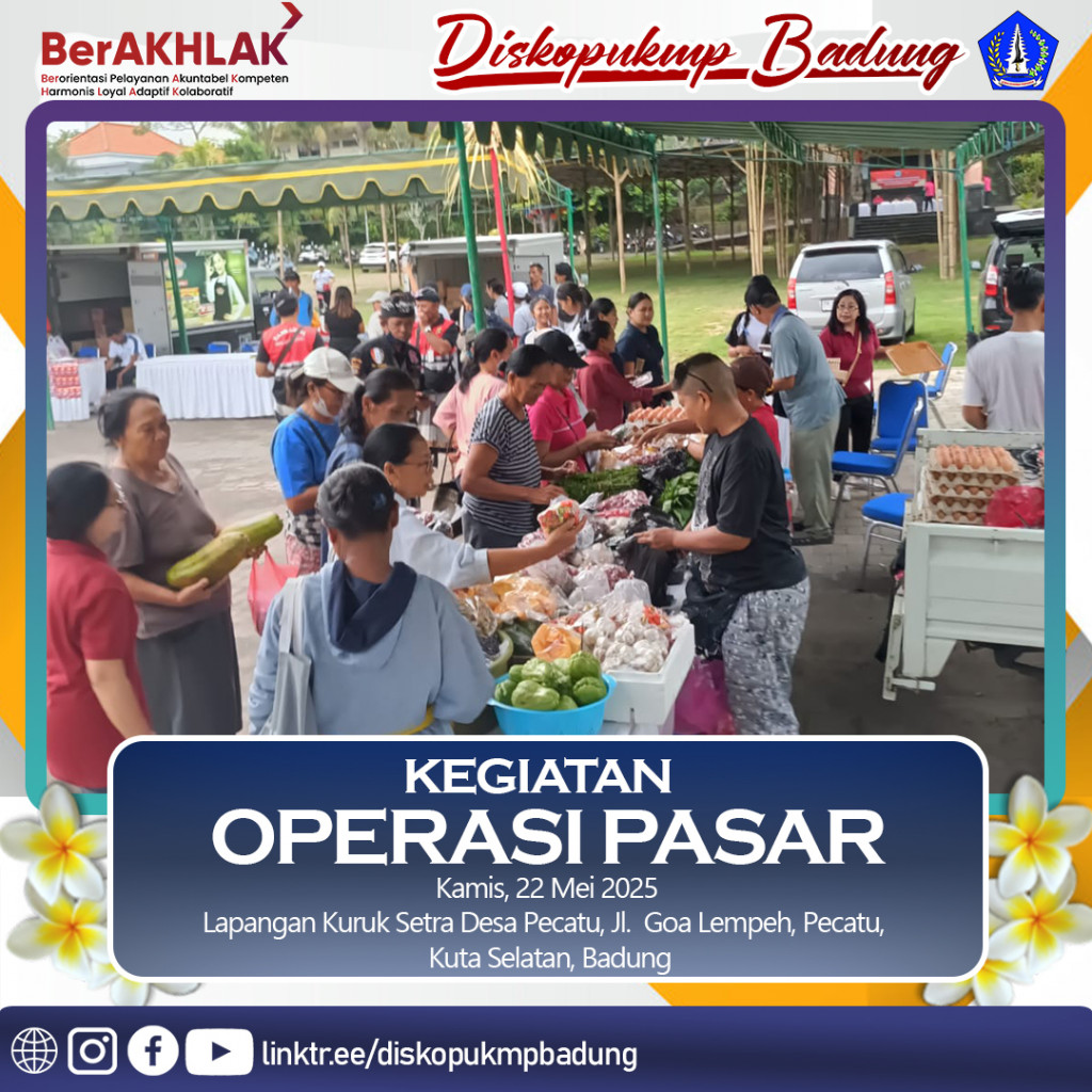 OPERASI PASAR KECAMATAN KUTA SELATAN
