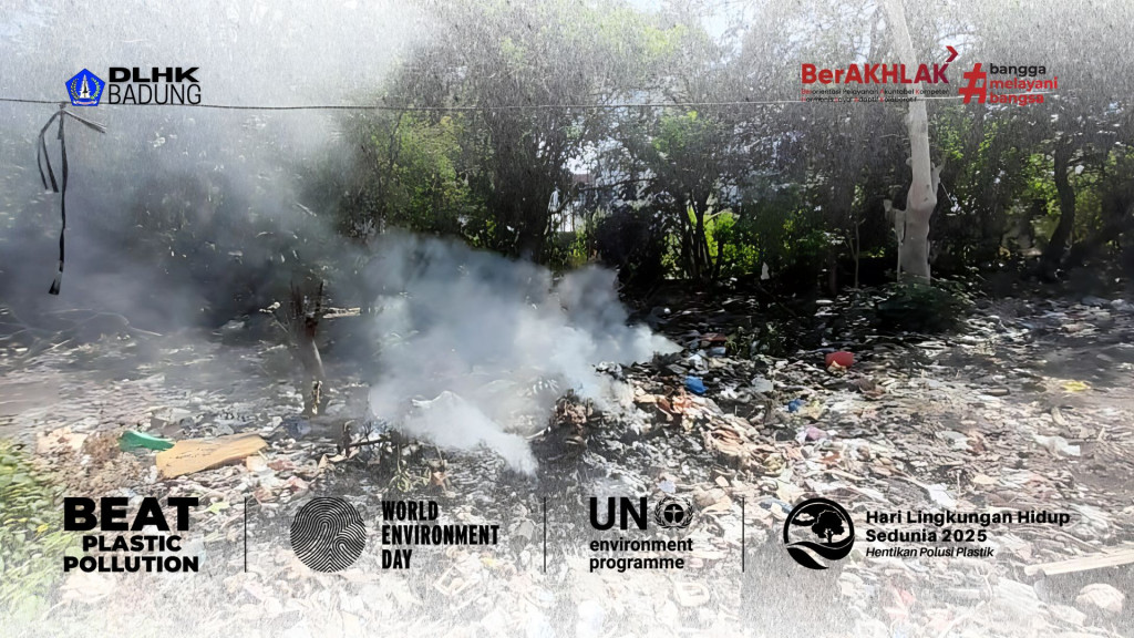 Tim DLHK Badung Melakukan Verifikasi Terkait Adanya Pembakaran Sampah Di Jalan Batu Bulan, Benoa, Kuta Selatan, Badung