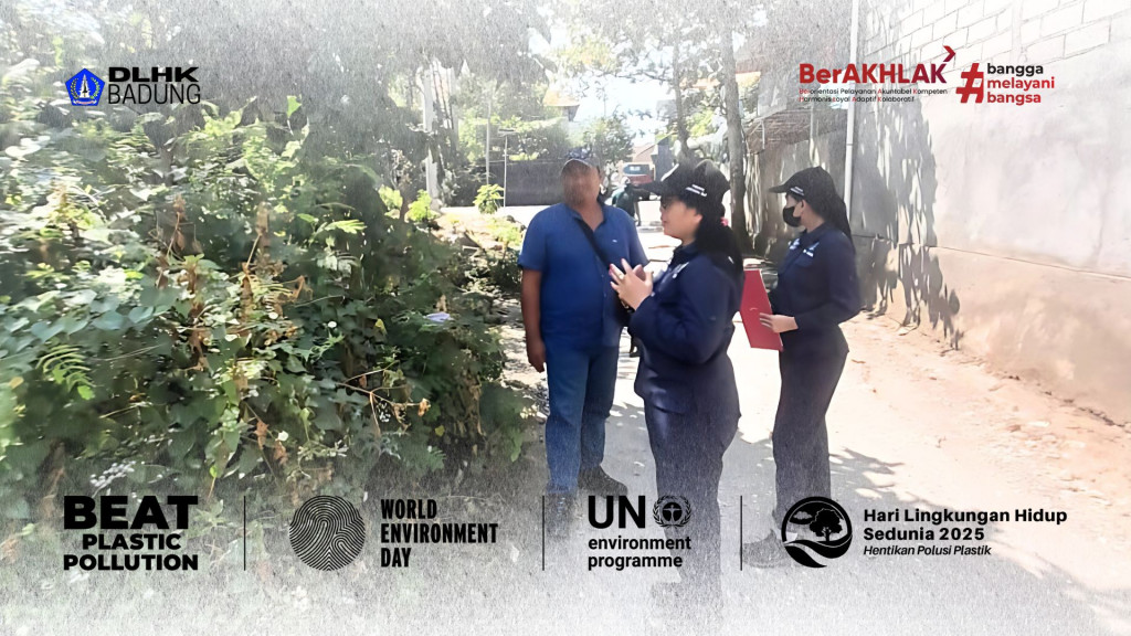Dinas Lingkungan Hidup dan Kebersihan Kabupaten Badung melakukan Sosialisasi Pemilahan Sampah Berbasis Sumber Kolaborasi TNI, POLRI dan PKK Desa
