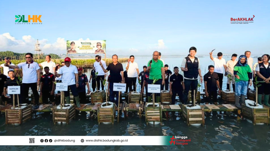 Plt. Kepala DLHK Dampingi Bupati Badung Dalam Aksi Kolaborasi Hijau di Tahura Ngurah Rai