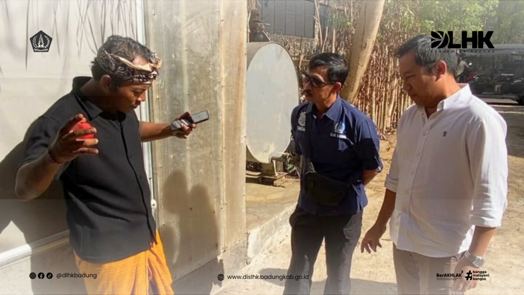 DLHK Badung Laksanakan Pengawasan Kepatuhan Perizinan dan Pengelolaan Lingkungan Hidup