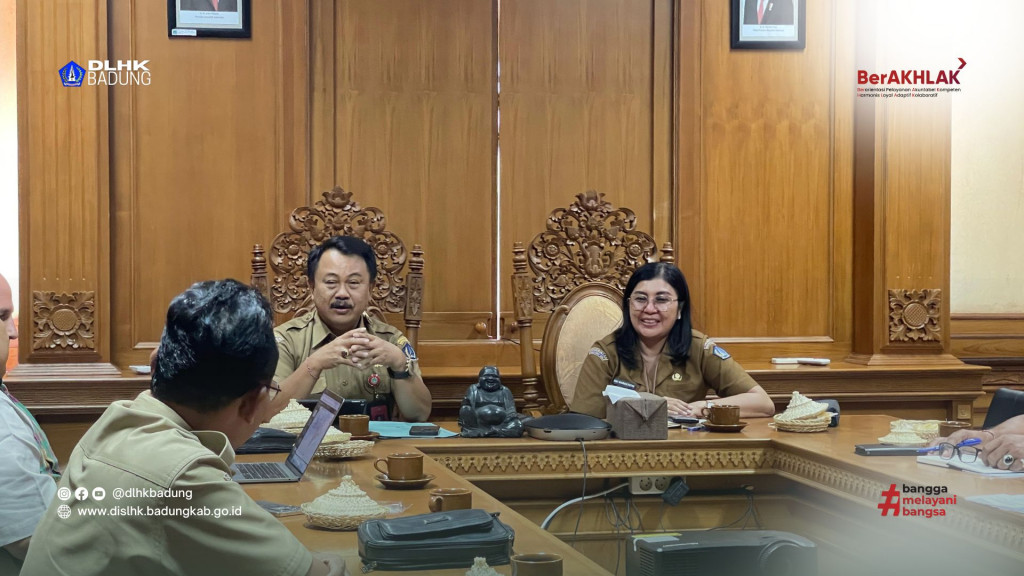 Dinas Lingkungan Hidup dan Kebersihan Kabupaten Badung Melakukan Audensi Dengan Investor India Terkait Update FS Waste Project