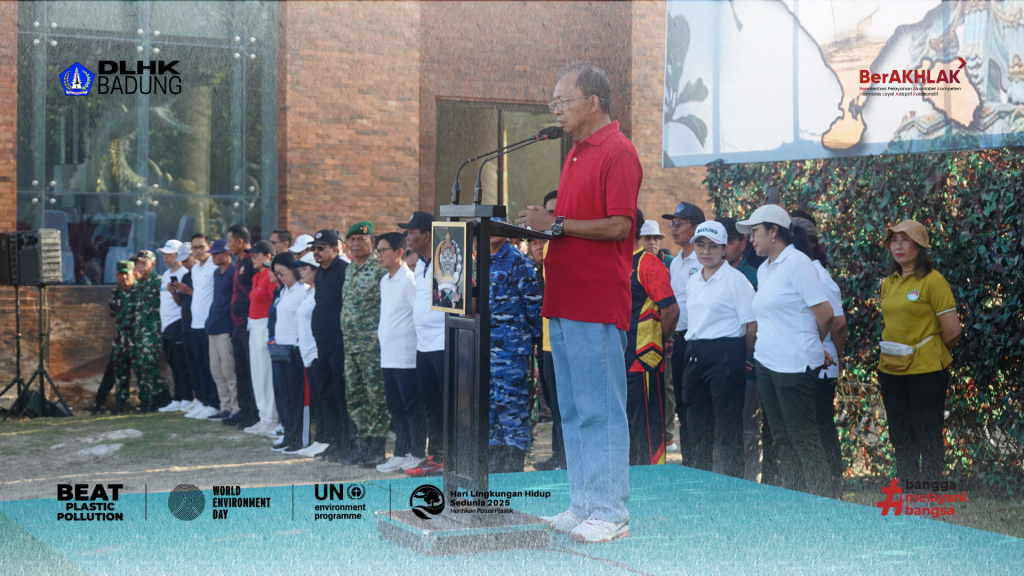 Pemprov Bali, Korem 163/Wirasatya Dan Pemkab Badung Laksanakan Apel Siaga Penanganan Fenomena Tahunan Sampah Laut Di Kabupaten Badung