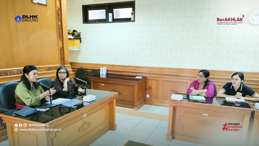 Dinas Lingkungan Hidup dan Kebersihan Kabupaten Badung mengikuti Rapat Penyempurnaan Hasil  Gender Analysis Pathway (GAP) dan Gender Action Budget (GAB) dalam Pengelolaan Sampah