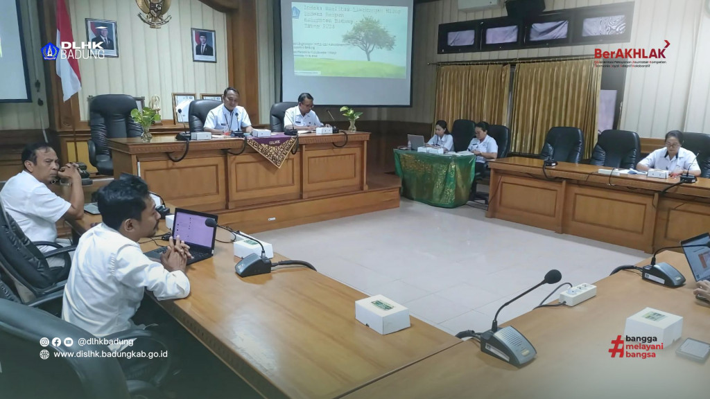 Dinas Lingkungan Hidup dan Kebersihan Kabupaten Badung melakukan Rapat Koordinasi dan Penyusunan Laporan Akhir Dokumen Indeks Kualitas Lingkungan Hidup (IKLH) Kabupaten Badung Tahun 2024