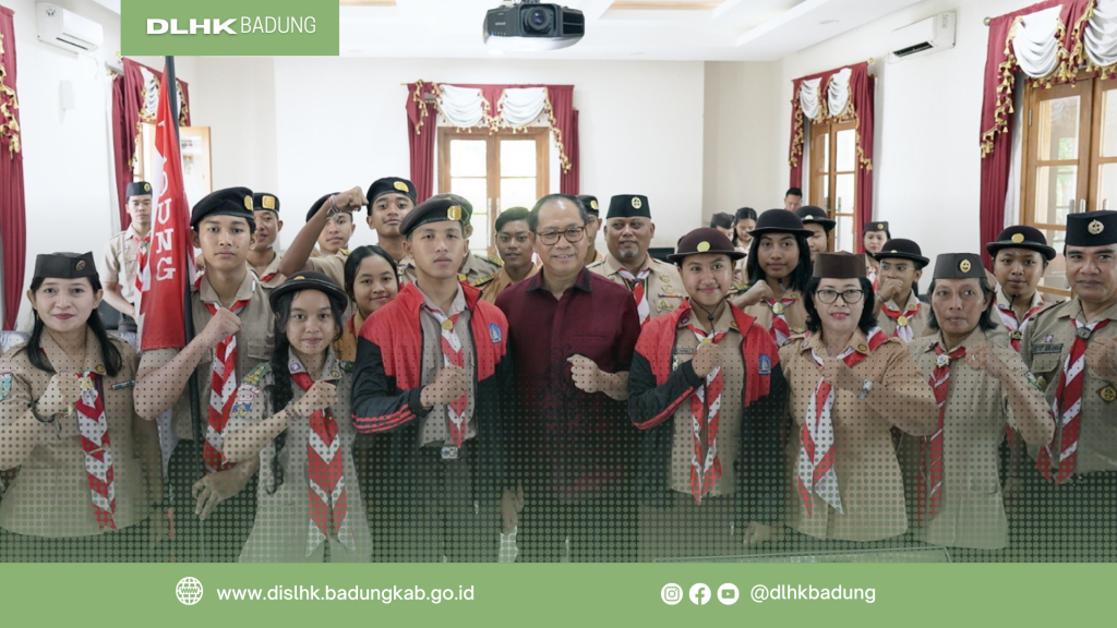 Acara pelepasan kontingen Perkemahan Bali Saka Kalpataru dan Saka Wana Bakti ( Pertikawan) Regional Bali Nusra 2023 oleh Wakil Bupati Badung selaku Ketua Kwarcab Kabupaten Badung didampingi DLHK  Kab. Badung, dilaksanakan di Rumah Jabatan Wakil Bupati Bad
