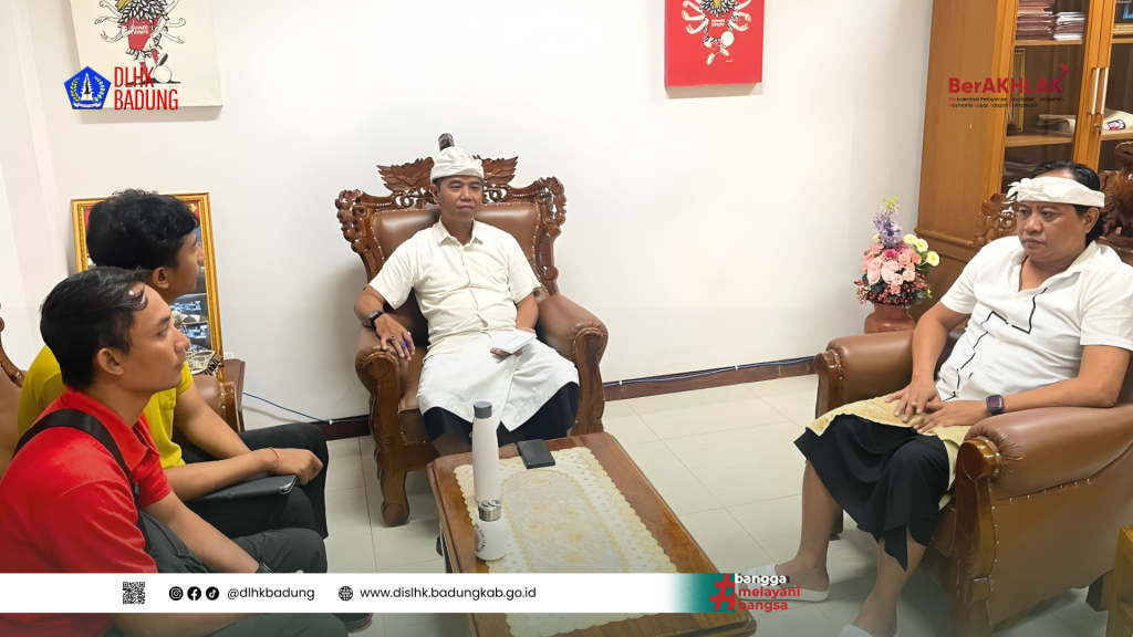 Dinas Lingkungan Hidup dan Kebersihan Kabupaten Badung Melakukan Koordinasi Dengan Kominfo Badung Terkait Layanan Pengaduan Kontak Bupati