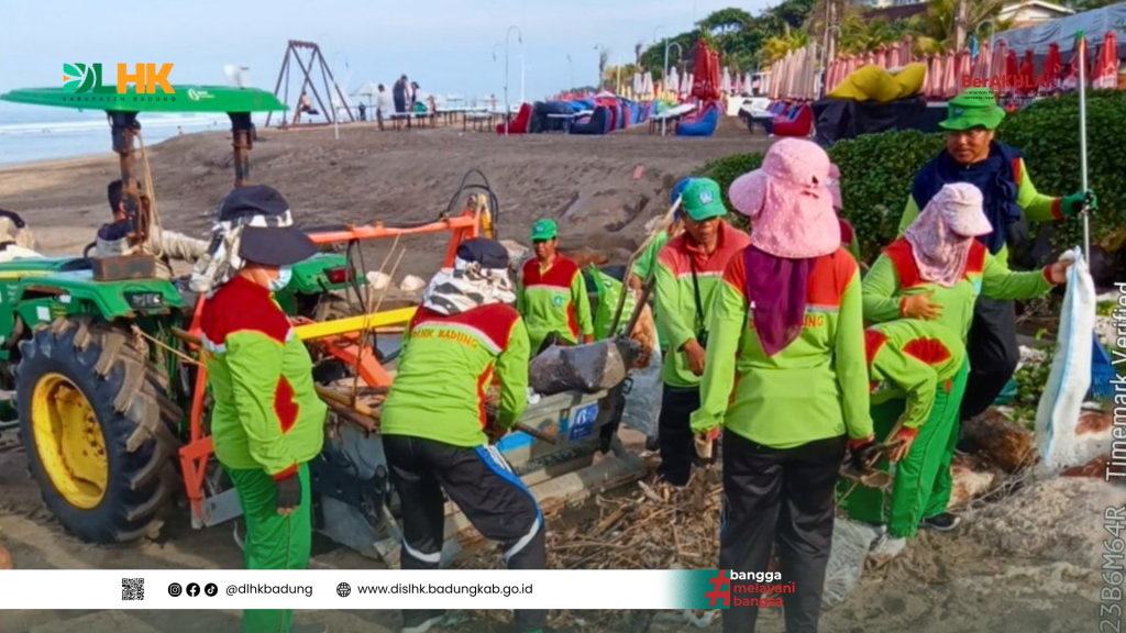 DLHK Badung Intensifkan Antisipasi Sampah Kiriman di Kawasan Pantai SAMIGITA
