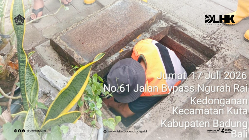 Tim Gakkum DLHK Badung Verifikasi Dugaan Pembuangan Air Limbah ke Saluran Drainase