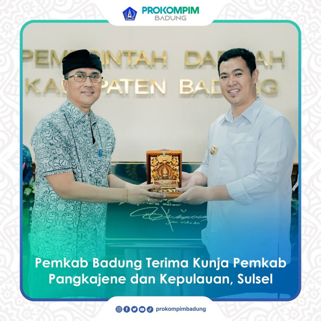 Pemkab Badung Terima Kunjungan Kerja Pemkab Pangkajene dan Kepulauan Provinsi Sulawesi Selatan