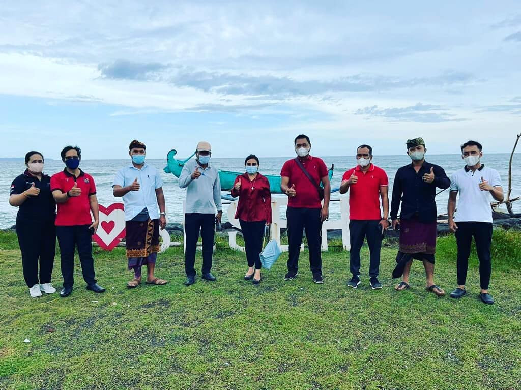 Koordinasi dengan Desa Adat Seseh Tentang Lokasi Kegiatan Pembangunan Patung Icon Daya Tarik Wisata Pantai Seseh