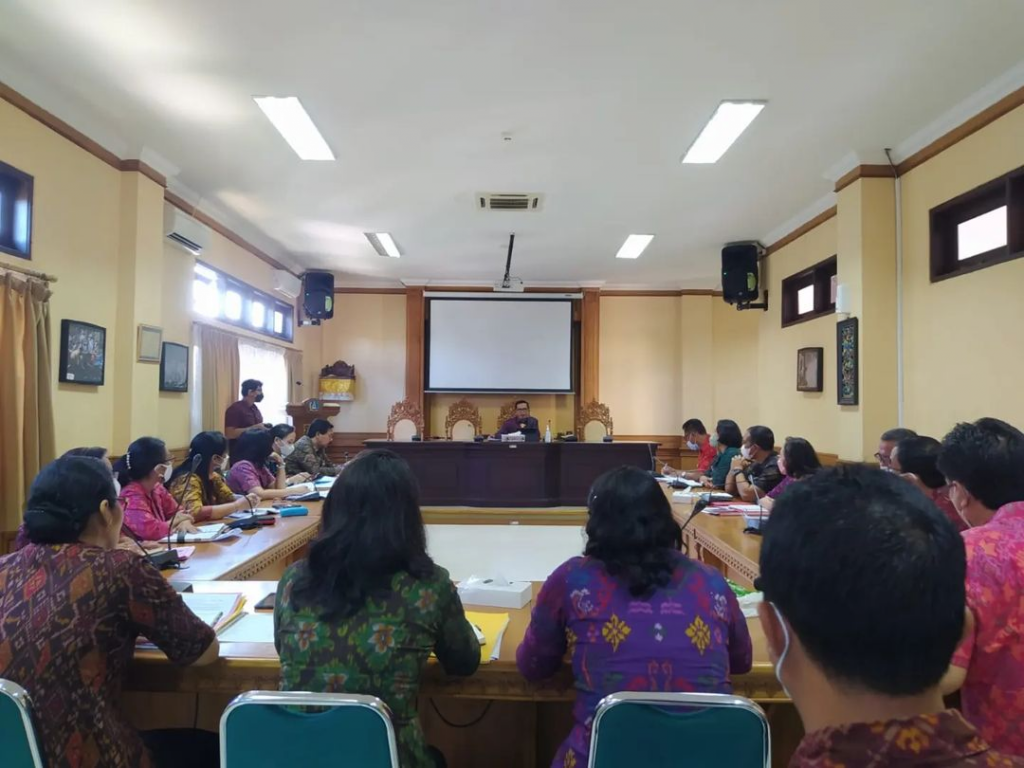 Rapat Internal pada 30 Hari Masa Jabatan Kepala Dinas Pariwisata Kabupaten Badung