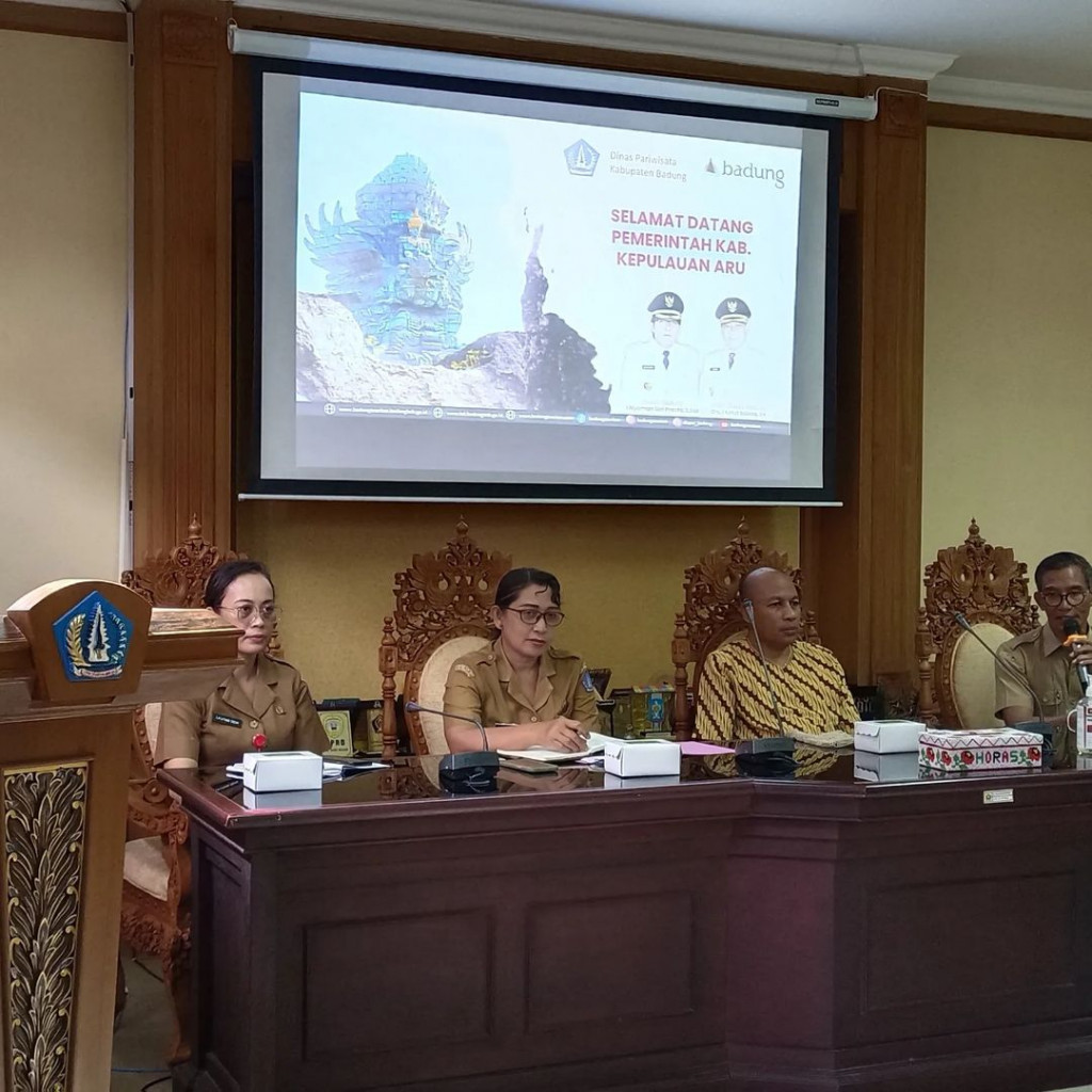 Kunjungan Kerja Dinas Pariwisata Dan Ekonomi Kreatif Kabupaten Kepulauan Aru