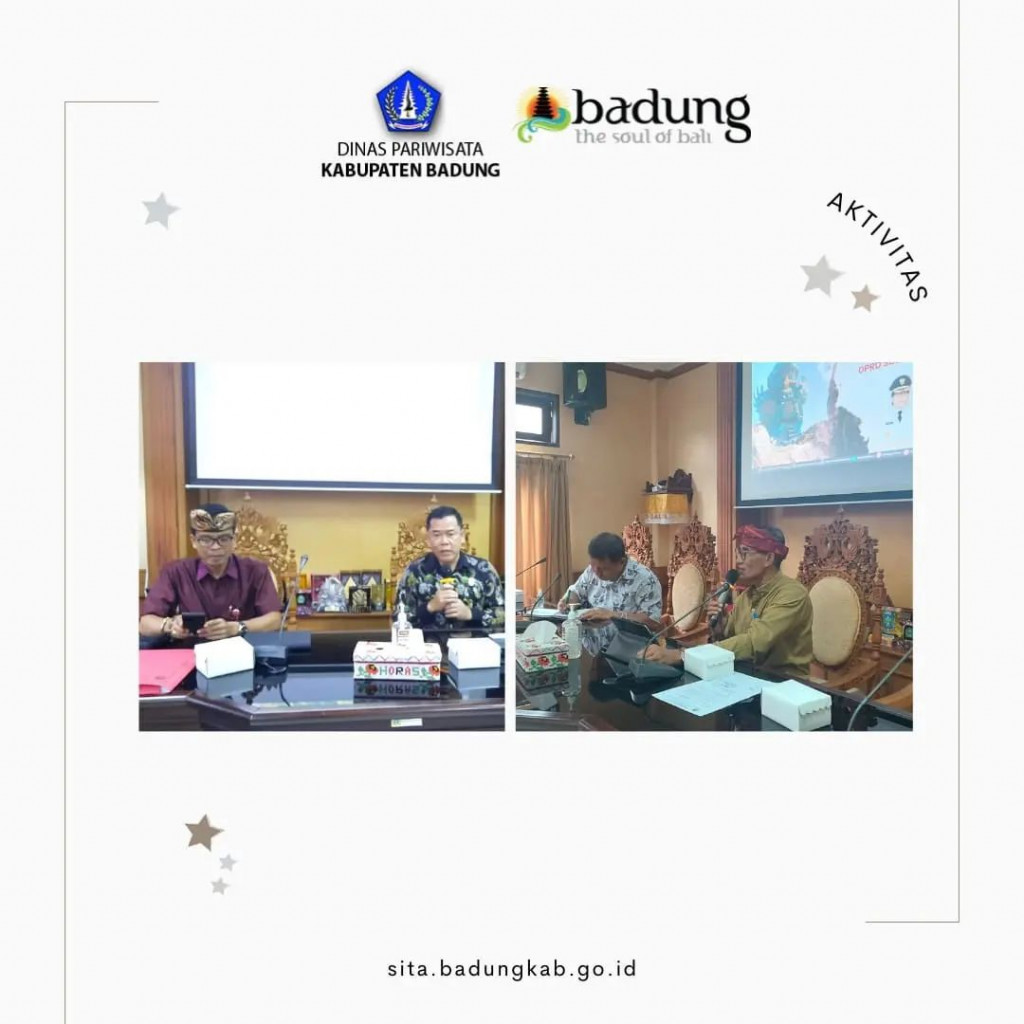 Agenda Dinas Pariwisata Kabupaten Badung, Kamis 23 Juni 2022