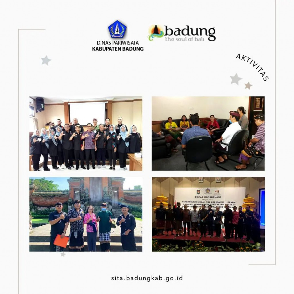 Agenda Dinas Pariwisata Kabupaten Badung, Kamis 14 Juli 2022