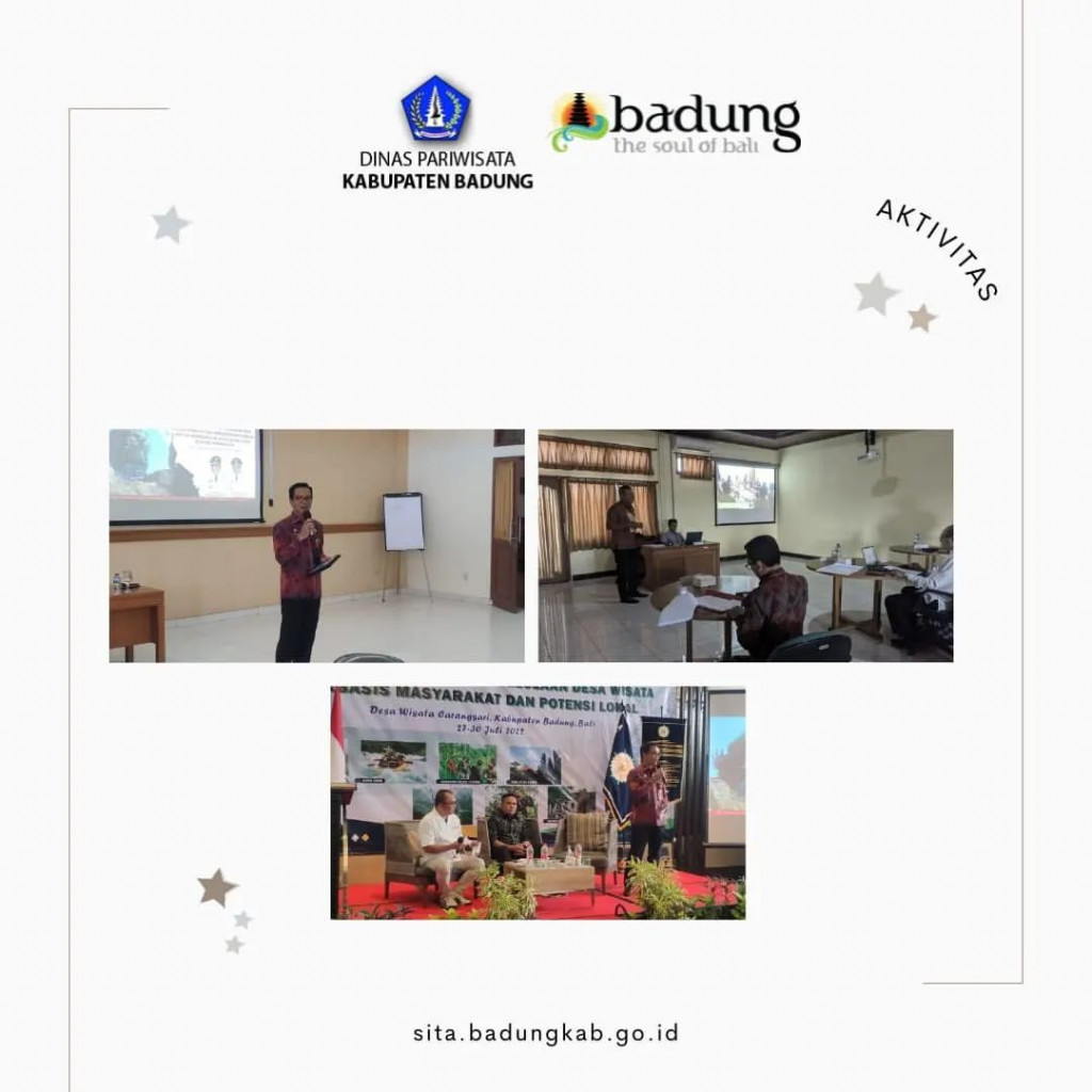 Agenda Dinas Pariwisata Kabupaten Badung, Rabu, 27 Juli 2022