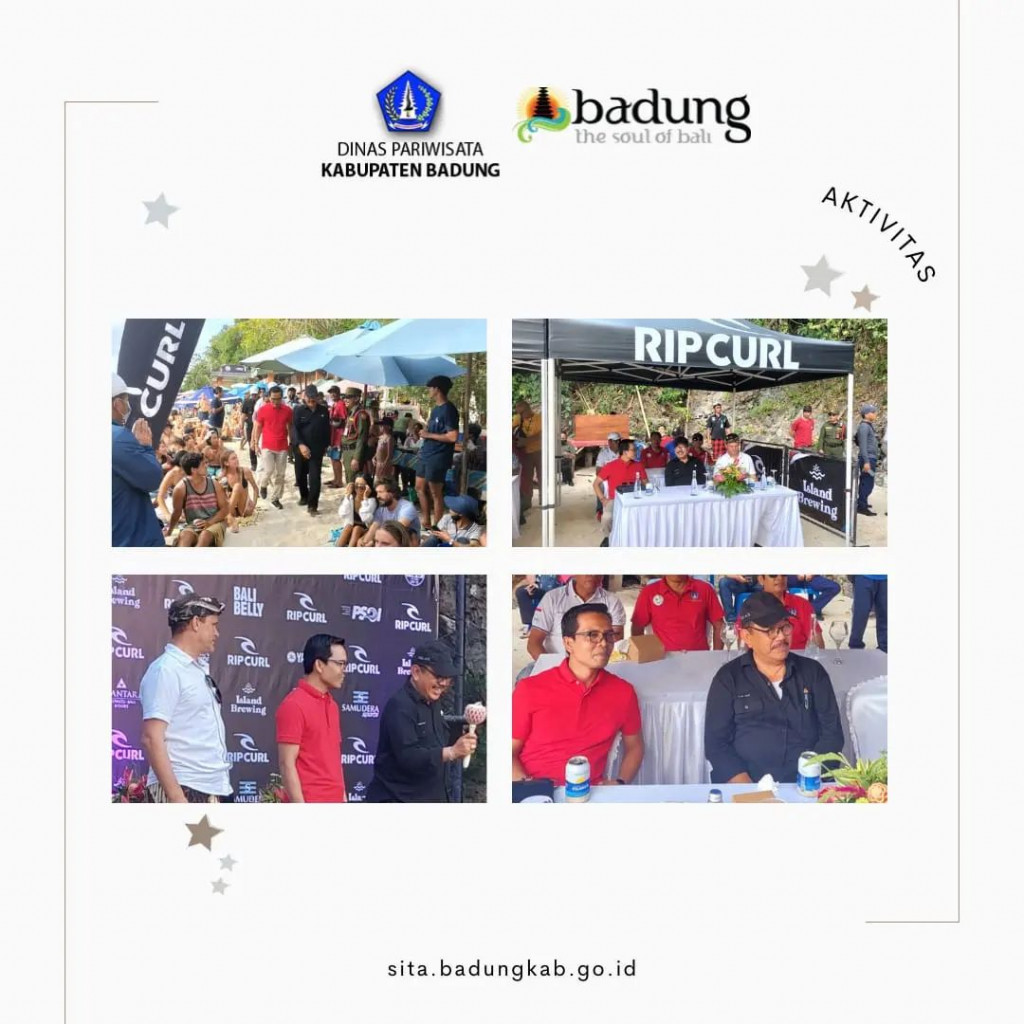 Opening Ceremony Kompetisi Selancar Internasional Rip Curl Cup Padang-padang 2022
